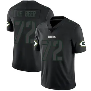 Green Bay Packers Youth Gerhard de Beer Limited Jersey - Black Impact