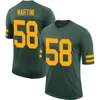 Green Bay Packers Youth Greer Martini Limited Alternate Vapor Jersey - Green