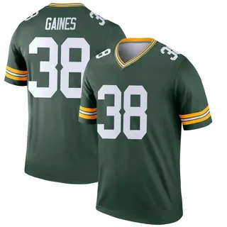 Green Bay Packers Youth Innis Gaines Legend Jersey - Green