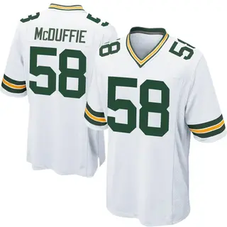 Green Bay Packers Youth Isaiah McDuffie Game Jersey - White