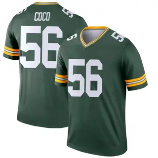 Green Bay Packers Youth Jack Coco Legend Jersey - Green