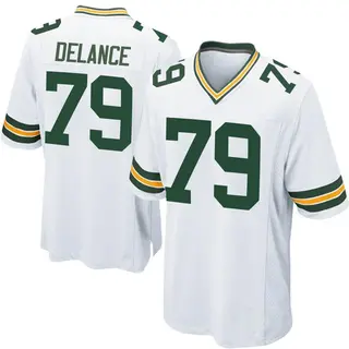 Green Bay Packers Youth Jean Delance Game Jersey - White