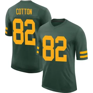 Green Bay Packers Youth Jeff Cotton Limited Alternate Vapor Jersey - Green