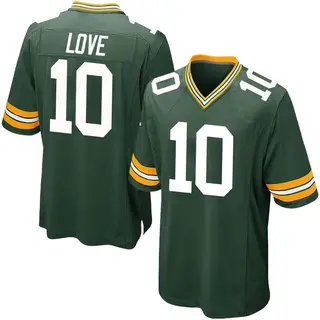 Green Bay Packers Youth Jordan Love Game Team Color Jersey - Green