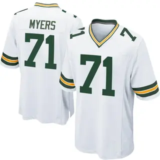Green Bay Packers Youth Josh Myers Game Jersey - White
