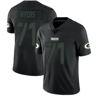 Green Bay Packers Youth Josh Myers Limited Jersey - Black Impact