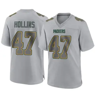 Green Bay Packers Youth Justin Hollins Game Atmosphere Fashion Jersey - Gray