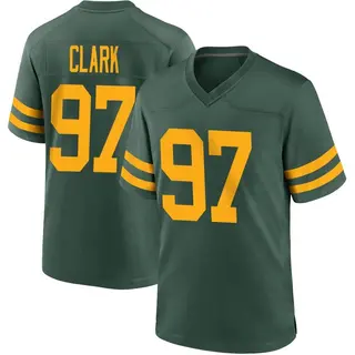 Green Bay Packers Youth Kenny Clark Game Alternate Jersey - Green