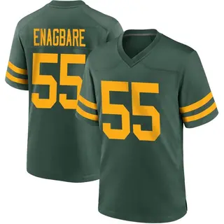 Green Bay Packers Youth Kingsley Enagbare Game Alternate Jersey - Green