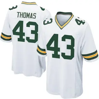 Green Bay Packers Youth Kiondre Thomas Game Jersey - White