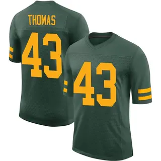 Green Bay Packers Youth Kiondre Thomas Limited Alternate Vapor Jersey - Green
