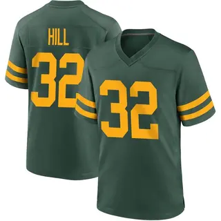 Green Bay Packers Youth Kylin Hill Game Alternate Jersey - Green