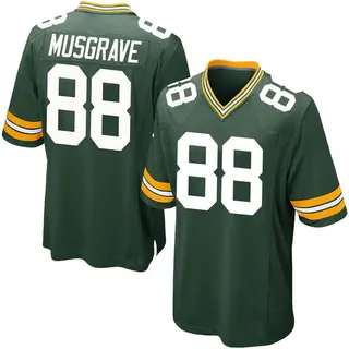Green Bay Packers Youth Luke Musgrave Game Team Color Jersey - Green