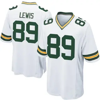 Green Bay Packers Youth Marcedes Lewis Game Jersey - White