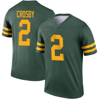 Green Bay Packers Youth Mason Crosby Legend Alternate Jersey - Green