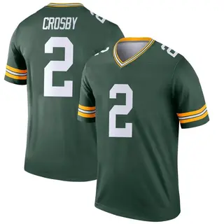 Green Bay Packers Youth Mason Crosby Legend Jersey - Green
