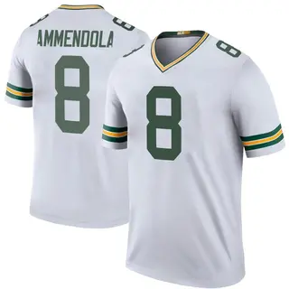 Green Bay Packers Youth Matt Ammendola Legend Color Rush Jersey - White