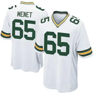 Green Bay Packers Youth Michal Menet Game Jersey - White