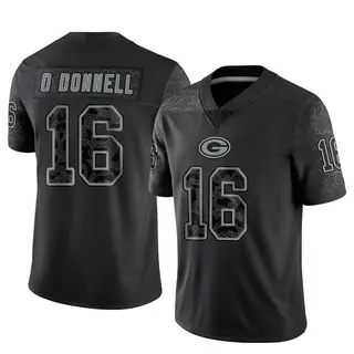 Green Bay Packers Youth Pat O'Donnell Limited Reflective Jersey - Black