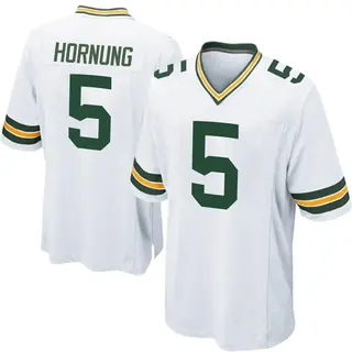 Green Bay Packers Youth Paul Hornung Game Jersey - White