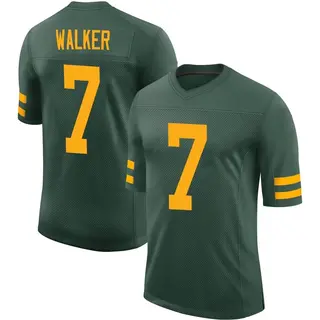 Green Bay Packers Youth Quay Walker Limited Alternate Vapor Jersey - Green
