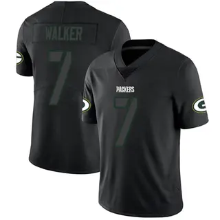 Green Bay Packers Youth Quay Walker Limited Jersey - Black Impact