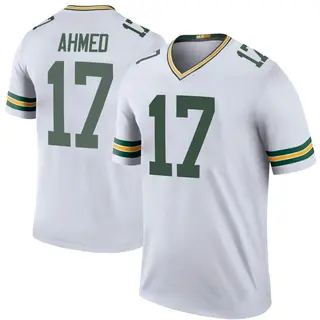Green Bay Packers Youth Ramiz Ahmed Legend Color Rush Jersey - White