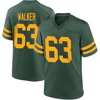 Green Bay Packers Youth Rasheed Walker Game Alternate Jersey - Green