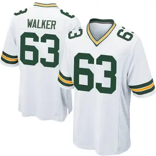 Green Bay Packers Youth Rasheed Walker Game Jersey - White