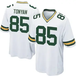 Green Bay Packers Youth Robert Tonyan Game Jersey - White