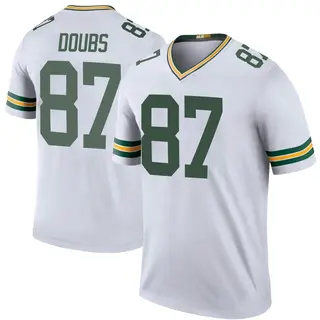 Green Bay Packers Youth Romeo Doubs Legend Color Rush Jersey - White