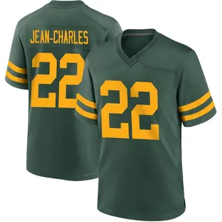 Green Bay Packers Youth Shemar Jean-Charles Game Alternate Jersey - Green