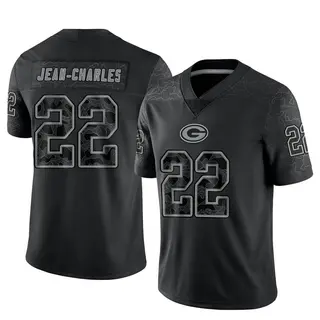 Green Bay Packers Youth Shemar Jean-Charles Limited Reflective Jersey - Black