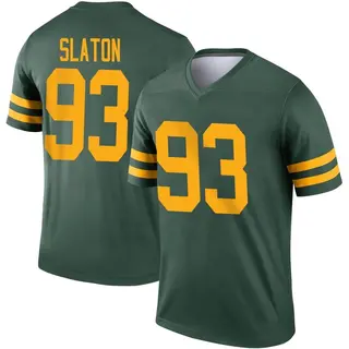 Green Bay Packers Youth T.J. Slaton Legend Alternate Jersey - Green