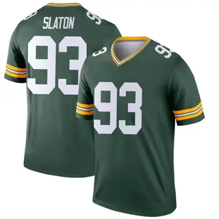 Green Bay Packers Youth T.J. Slaton Legend Jersey - Green
