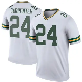 Green Bay Packers Youth Tariq Carpenter Legend Color Rush Jersey - White