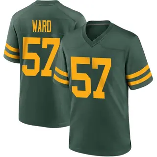 Green Bay Packers Youth Tim Ward Game Alternate Jersey - Green