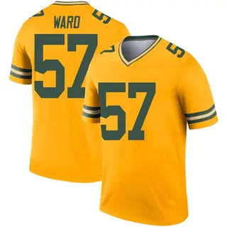 Green Bay Packers Youth Tim Ward Legend Inverted Jersey - Gold