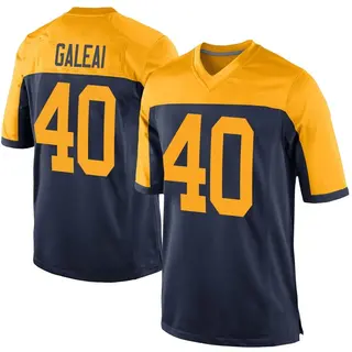 Green Bay Packers Youth Tipa Galeai Game Alternate Jersey - Navy