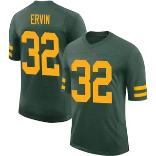 Green Bay Packers Youth Tyler Ervin Limited Alternate Vapor Jersey - Green