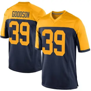 Green Bay Packers Youth Tyler Goodson Game Alternate Jersey - Navy