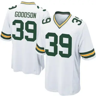 Green Bay Packers Youth Tyler Goodson Game Jersey - White