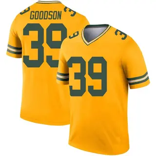 Green Bay Packers Youth Tyler Goodson Legend Inverted Jersey - Gold