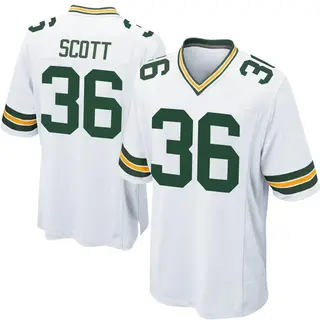 Green Bay Packers Youth Vernon Scott Game Jersey - White