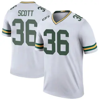 Green Bay Packers Youth Vernon Scott Legend Color Rush Jersey - White