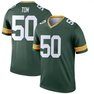 Green Bay Packers Youth Zach Tom Legend Jersey - Green