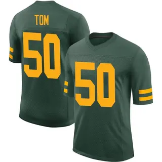 Green Bay Packers Youth Zach Tom Limited Alternate Vapor Jersey - Green